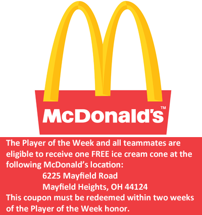 
McDonald's Player of the Week